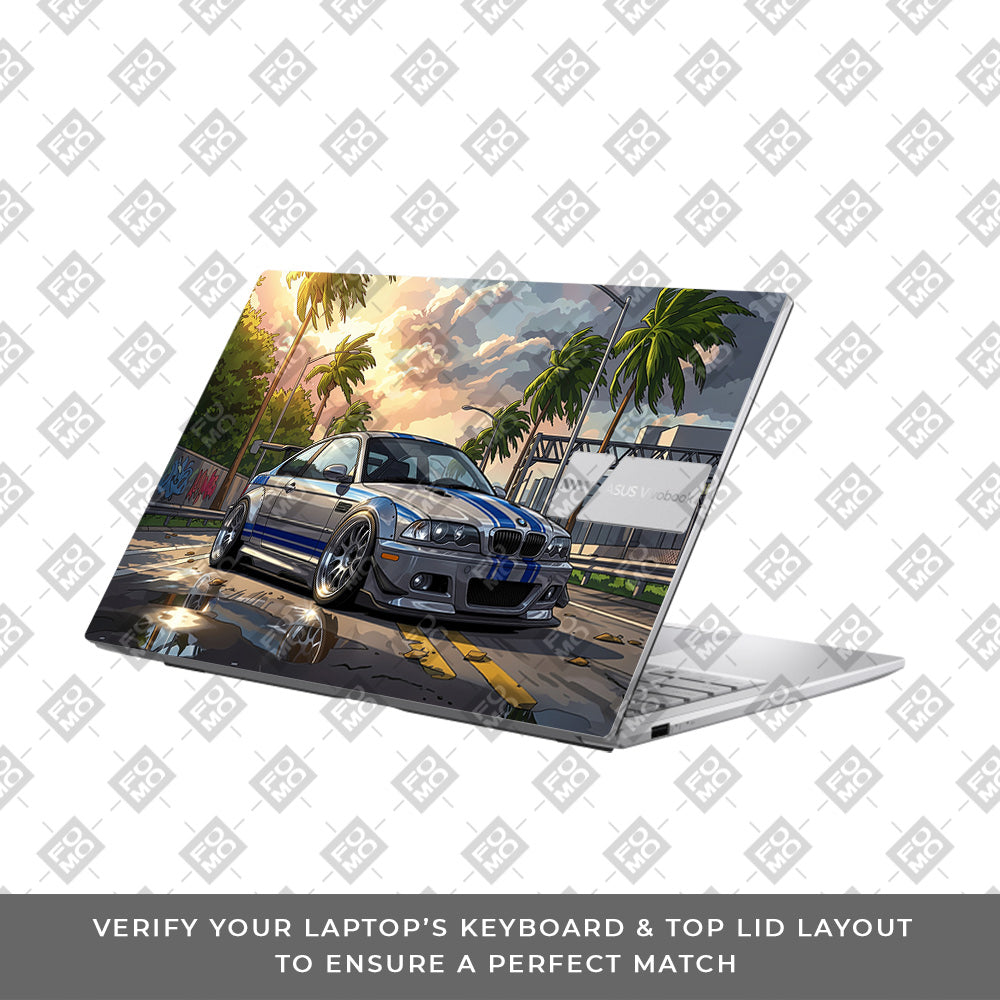 Street Icon BMW E46 Drift Legend Asus Vivobook 15 X1504ZA Laptop Skin