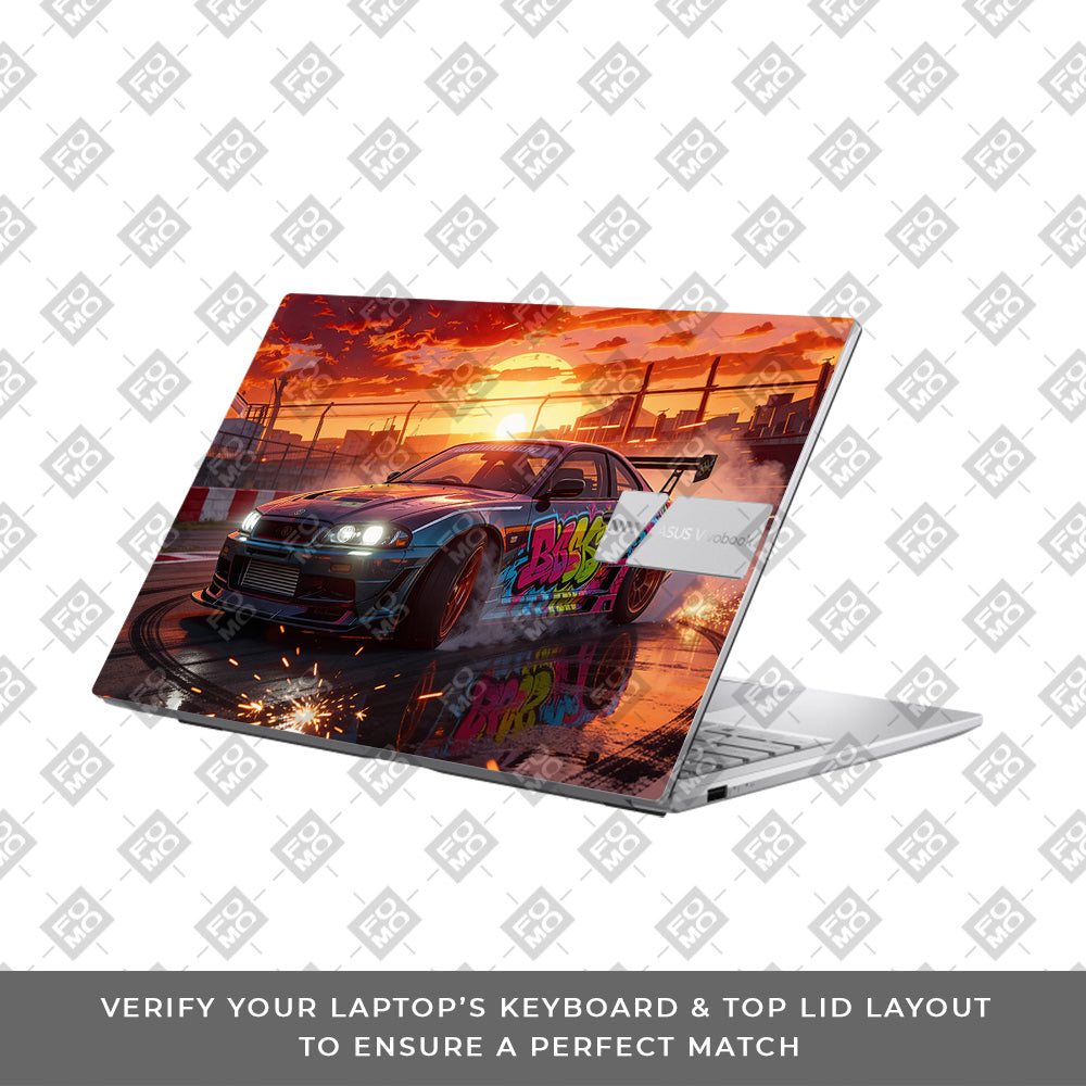 Tokyo Drift Vibes Asus Vivobook 15 X1504ZA Laptop Skin