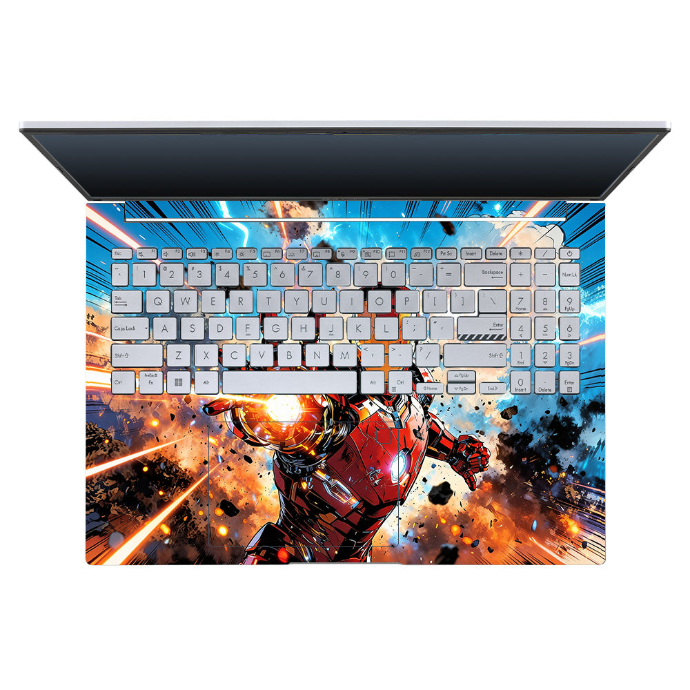 Iron Impact The Arc Reactor Asus VivoBook 16X K3605 Laptop Skin