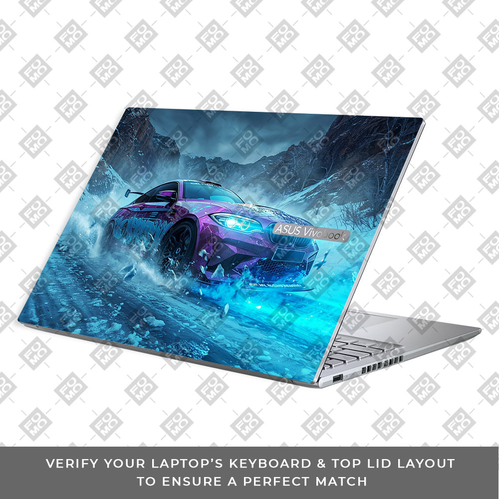 BMW Neon Drift Asus VivoBook 16X K3605 Laptop Skin