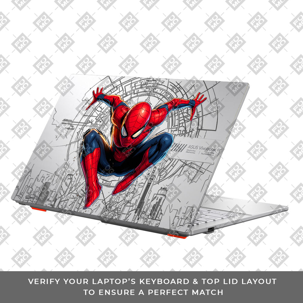 Transparent Web of Destiny Asus VivoBook Go 14 E1404 Laptop Skin
