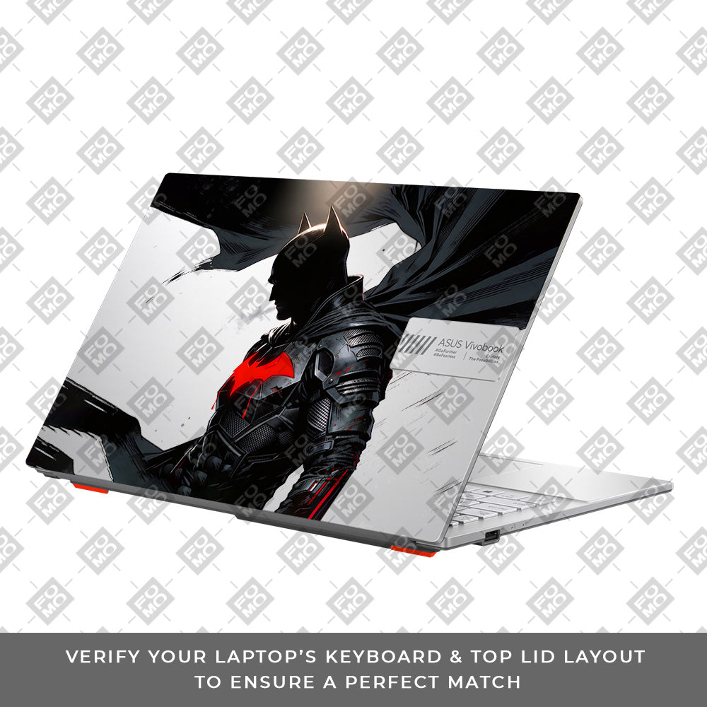 Transparent Dark Knight Asus VivoBook Go 14 E1404 Laptop Skin