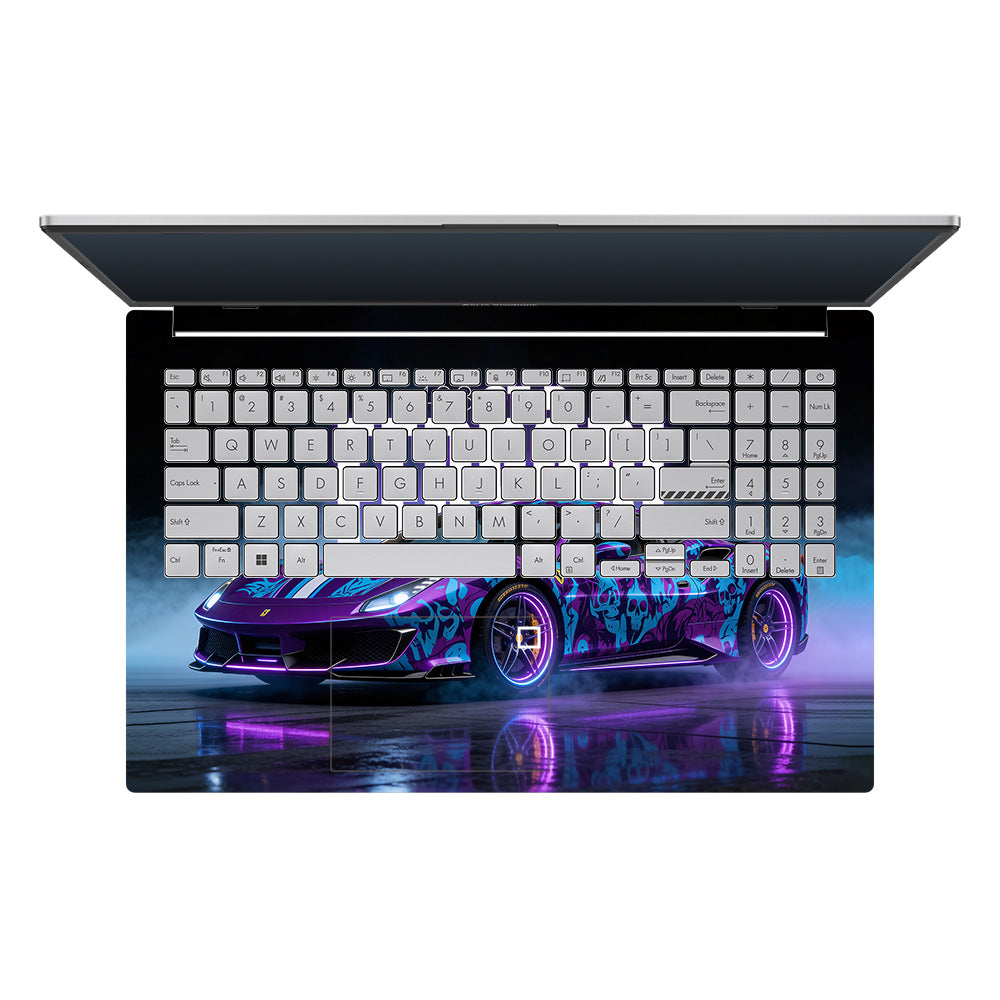 Psycho Drive Ferrari 488 Asus Vivobook Go 14 E1404 Laptop Skin