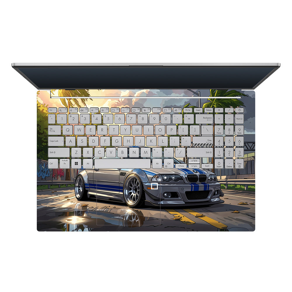 Street Icon BMW E46 Drift Legend Asus Vivobook Go 14 E1404 Laptop Skin