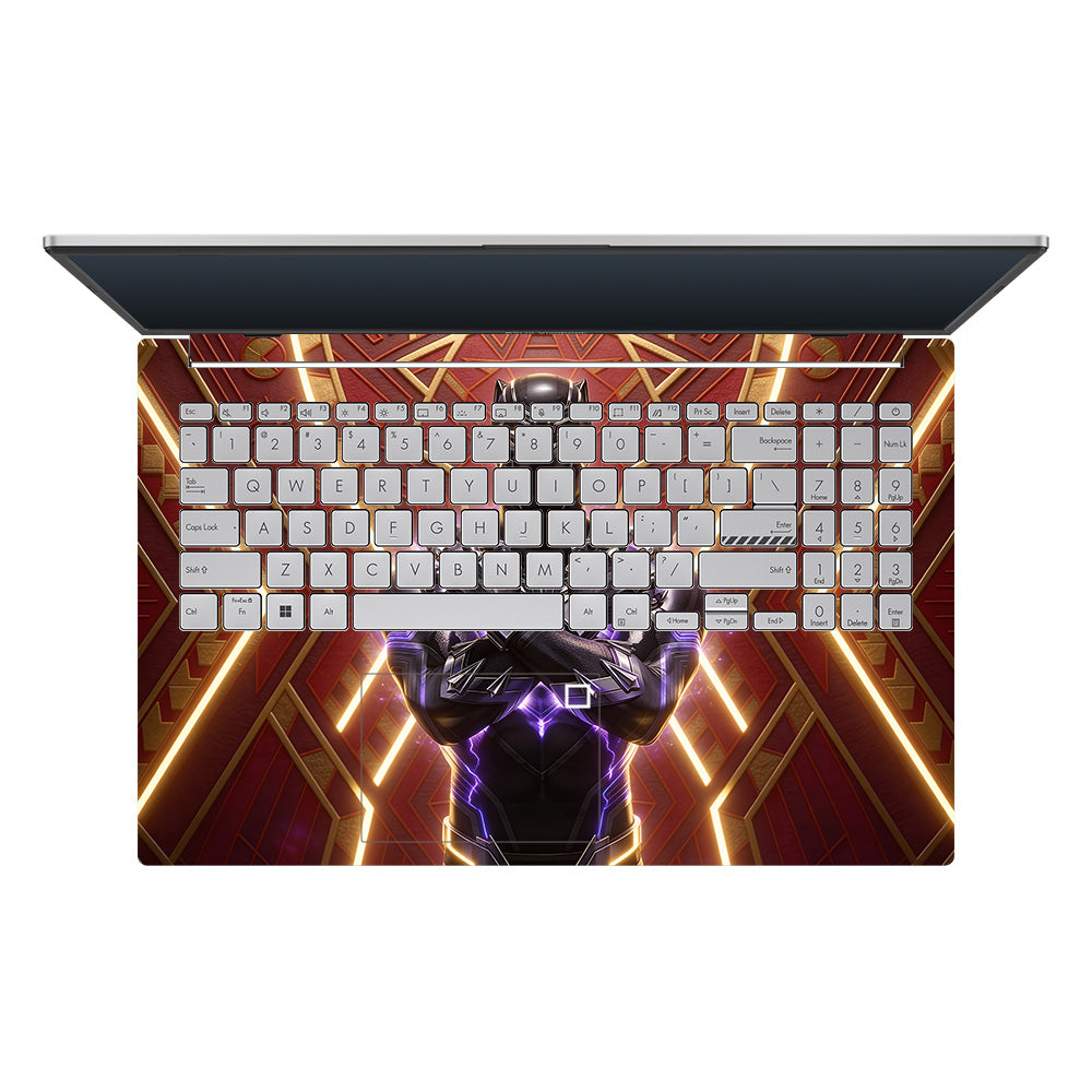 Black Panther Wakanda's King Asus Vivobook Go 14 E1404 3D Laptop Skin