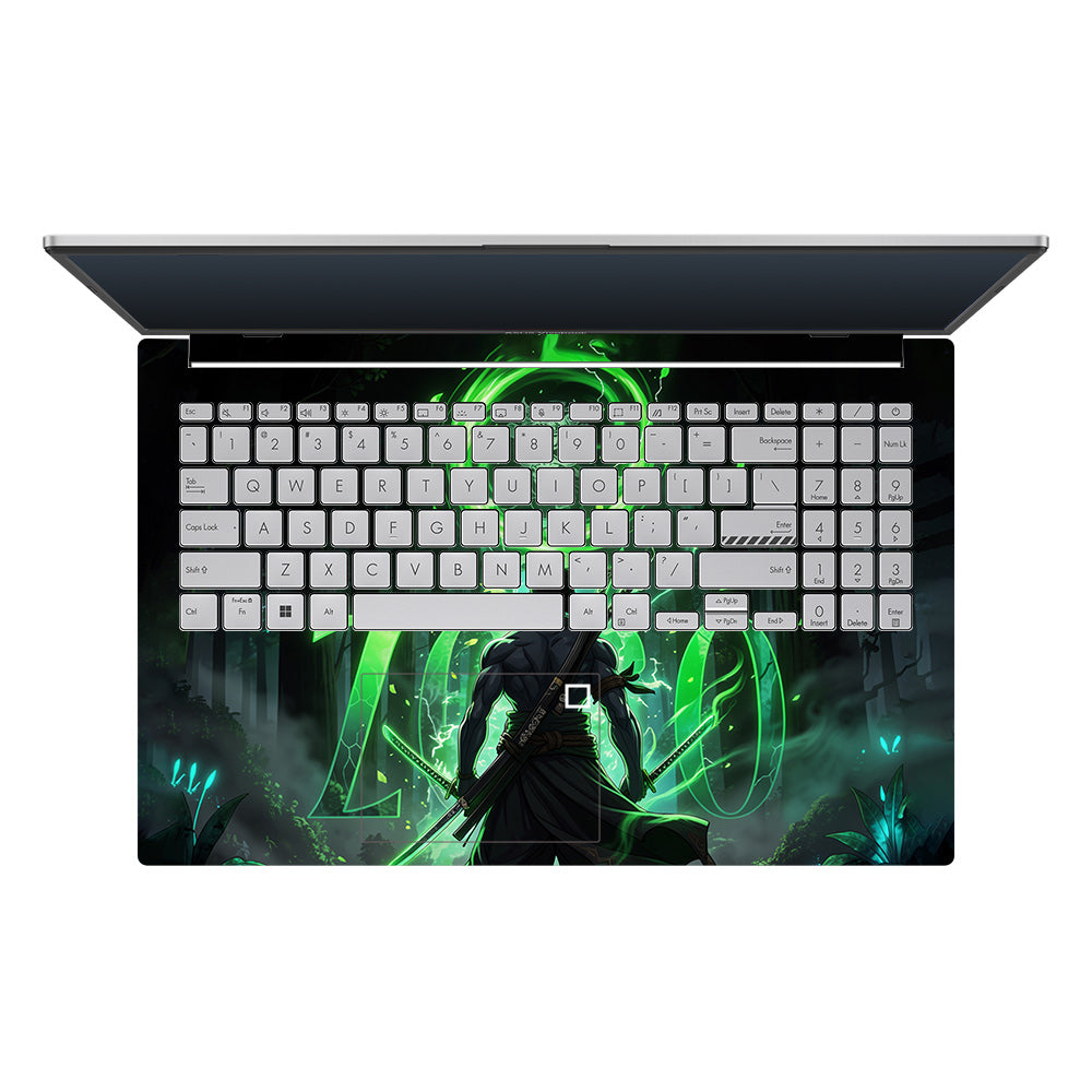 Zoro Green Aura Asus Vivobook Go 14 E1404 Laptop Skin
