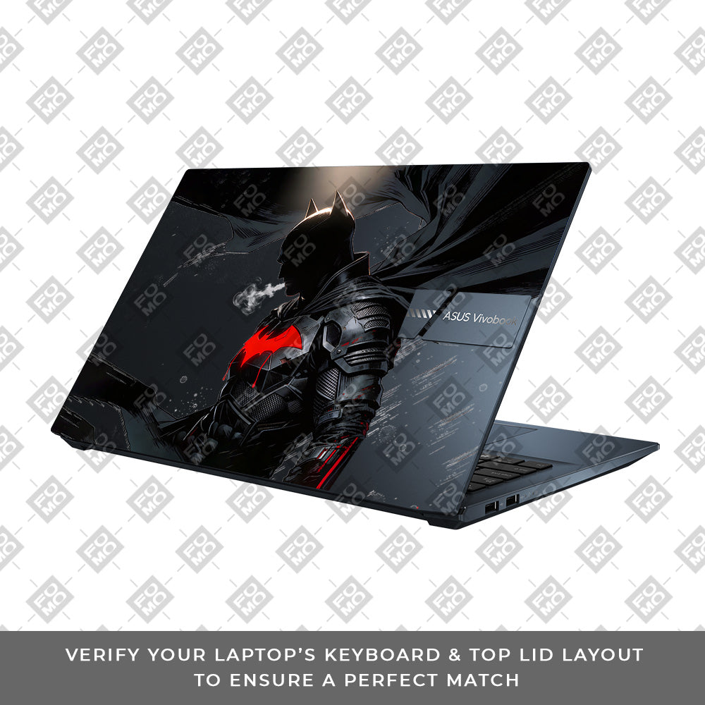 Transparent Dark Knight Asus Vivobook Go 15 E1504G Laptop Skin