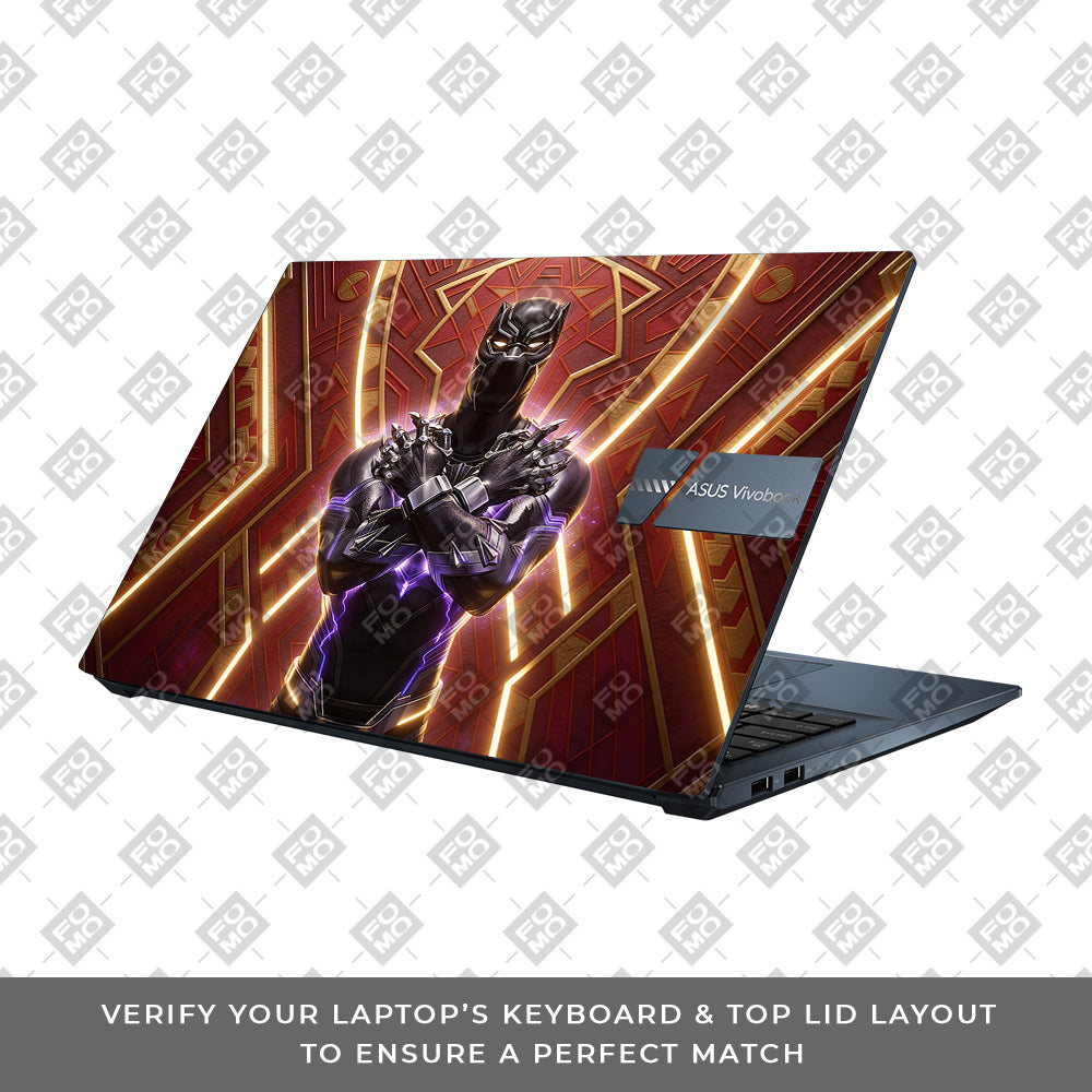 Wakanda Royal Power Asus Vivobook Go 15 E1504G Laptop Skin