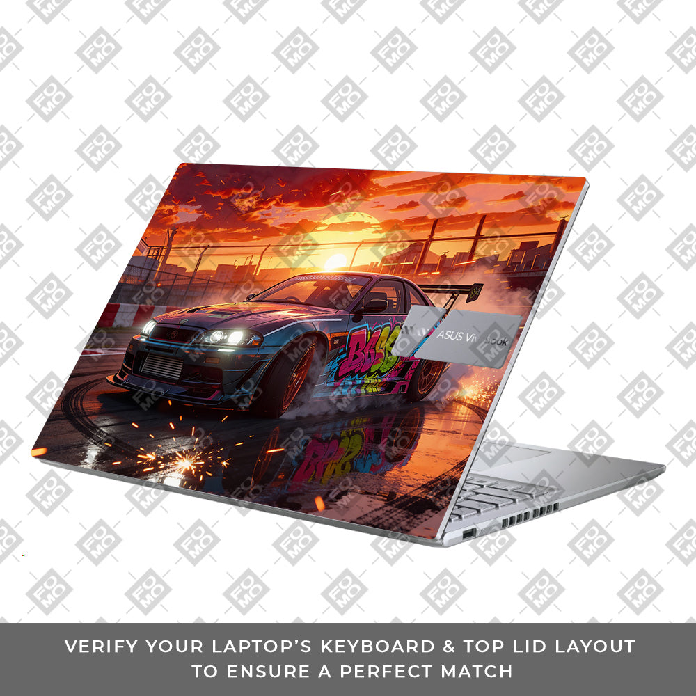 Tokyo Drift Vibes Asus Vivobook Pro 15 M6500QC & M6500QH Laptop Skin