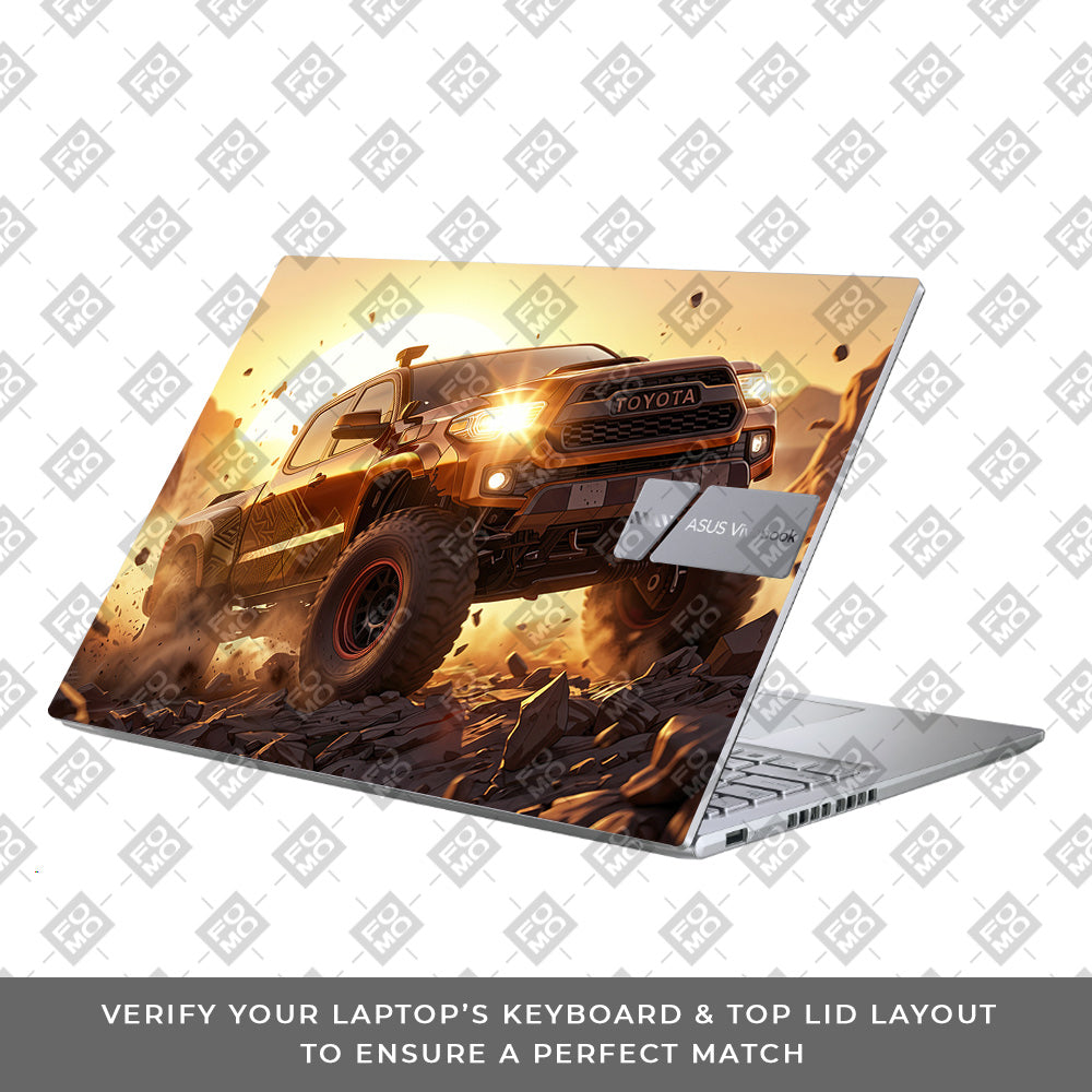 Toyota Off Road Beast Asus Vivobook Pro 15 M6500QC & M6500QH Laptop Skin