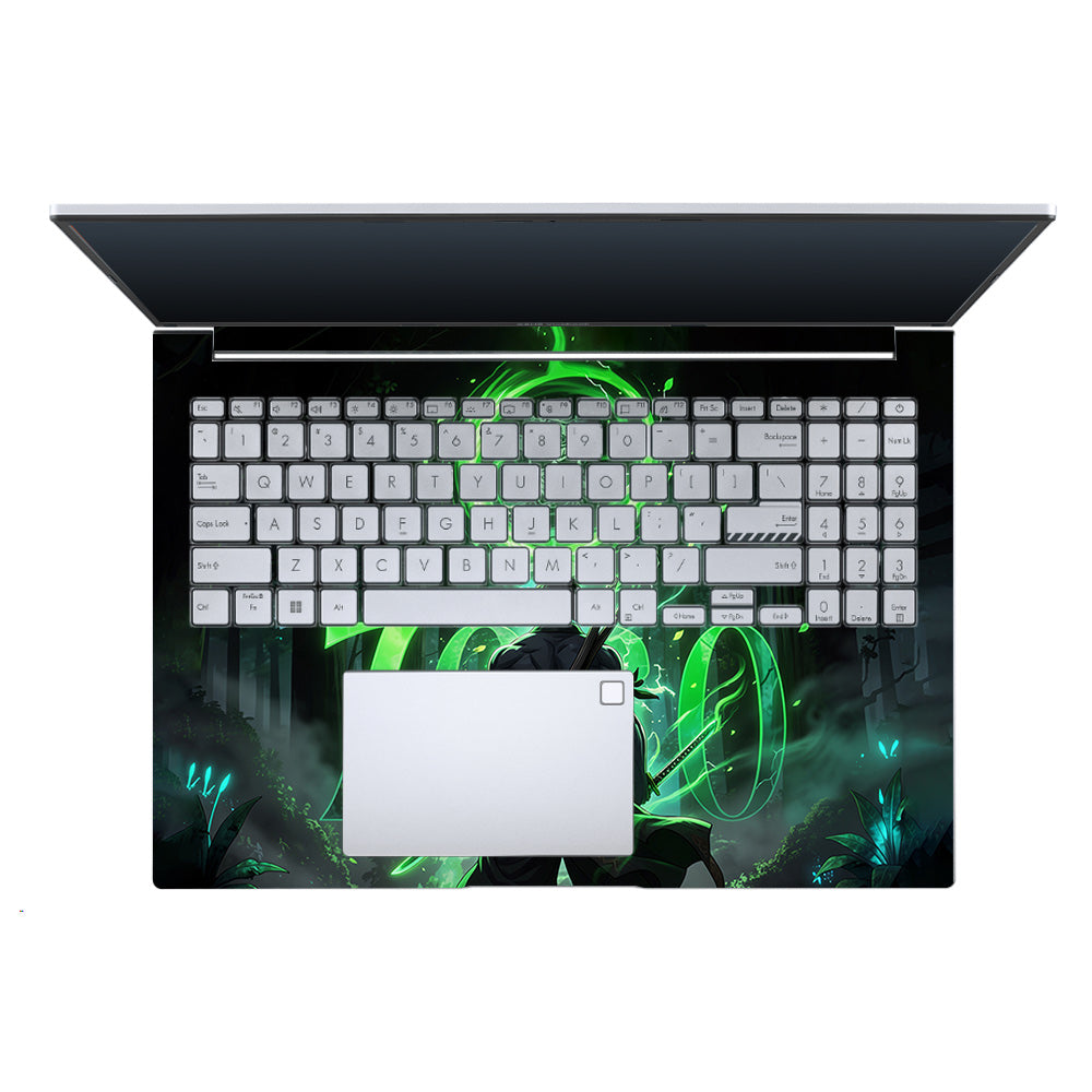 Zoro Green Aura Asus Vivobook Pro 15 M6500QC & M6500QH Laptop Skin