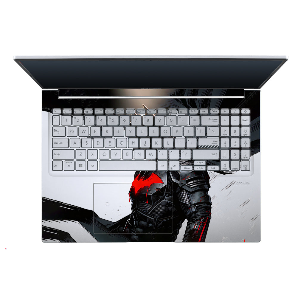 Transparent Dark Knight Asus Vivobook X1605ZA Laptop Skin