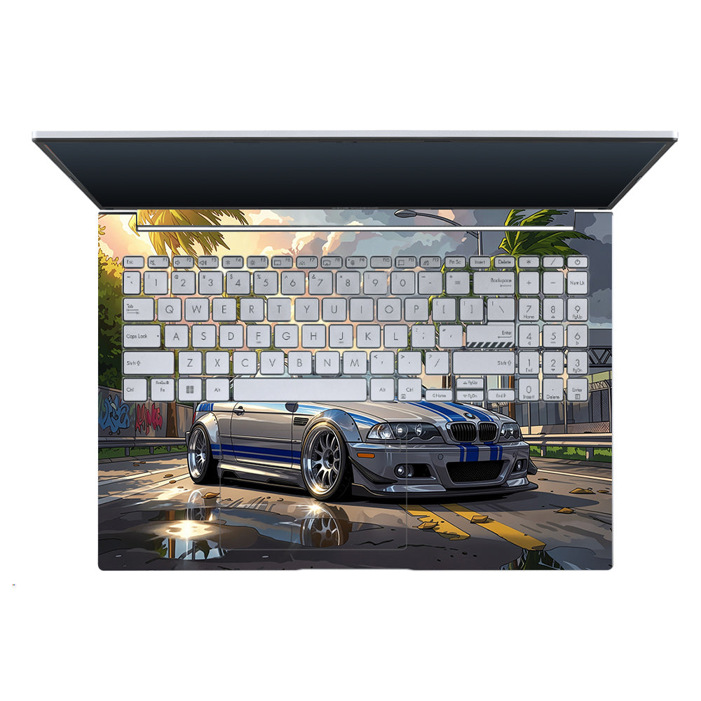Street Icon BMW E46 Drift Legend Asus Vivobook X1605ZA Laptop Skin