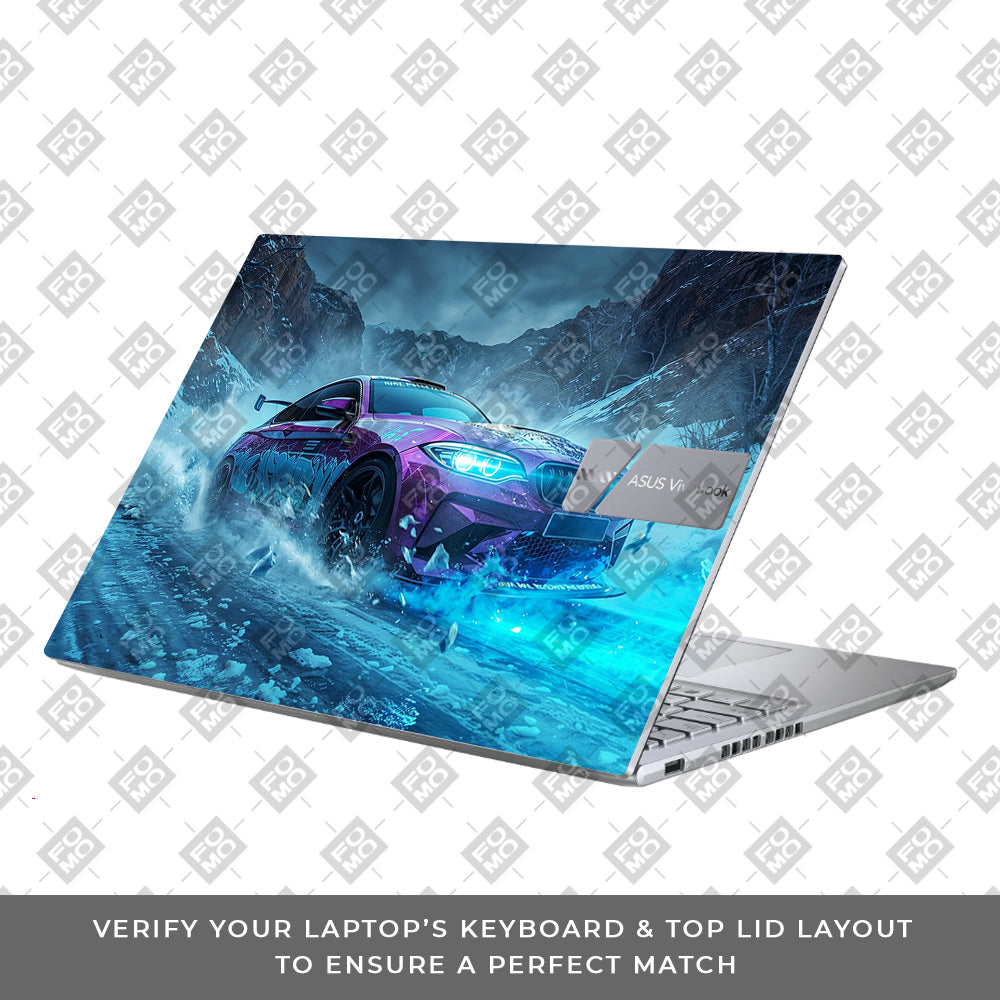BMW Neon Drift Asus Vivobook X1605ZA Laptop Skin