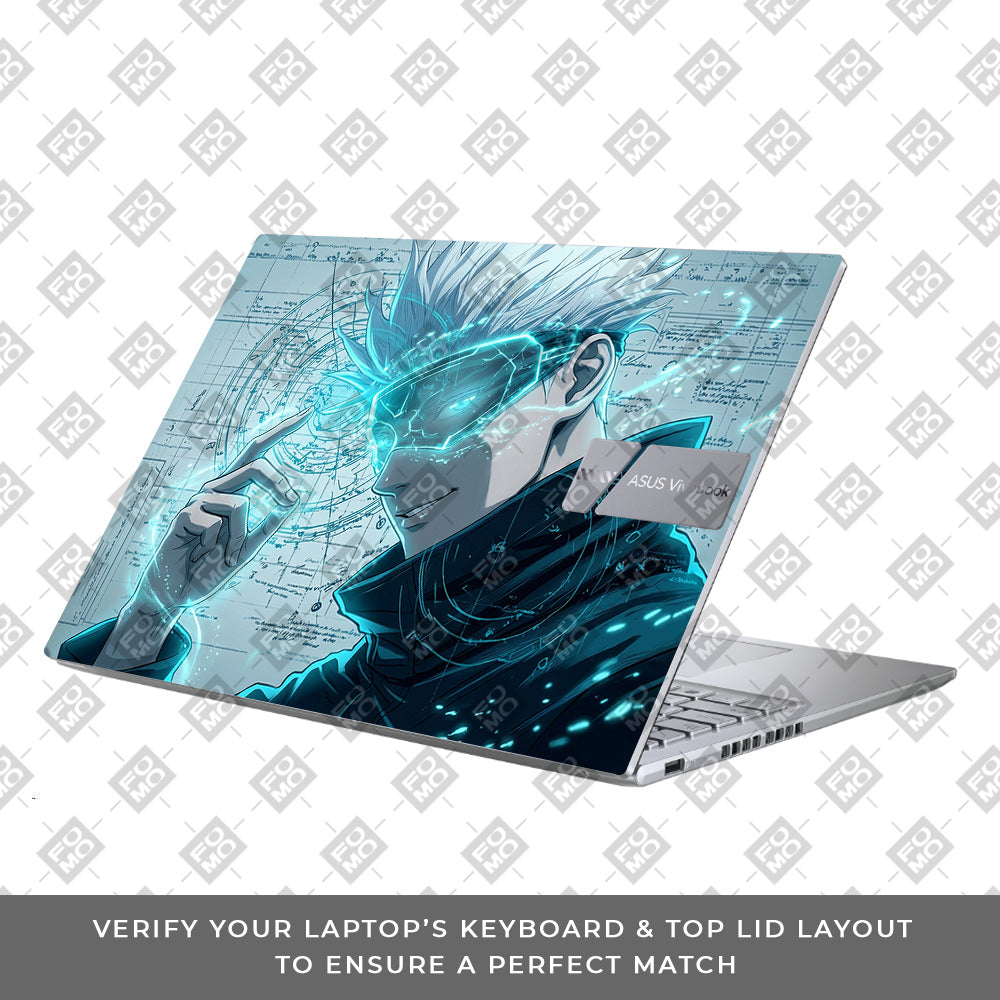 Gojo Satoru Power Asus Vivobook X1605ZA Laptop Skin