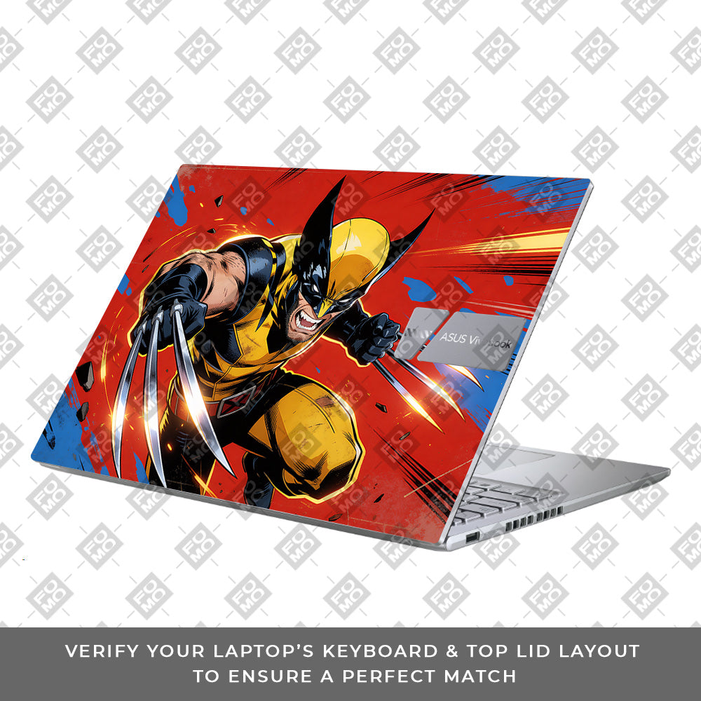 Adamantium Rage Asus Vivobook X1605ZA Laptop Skin