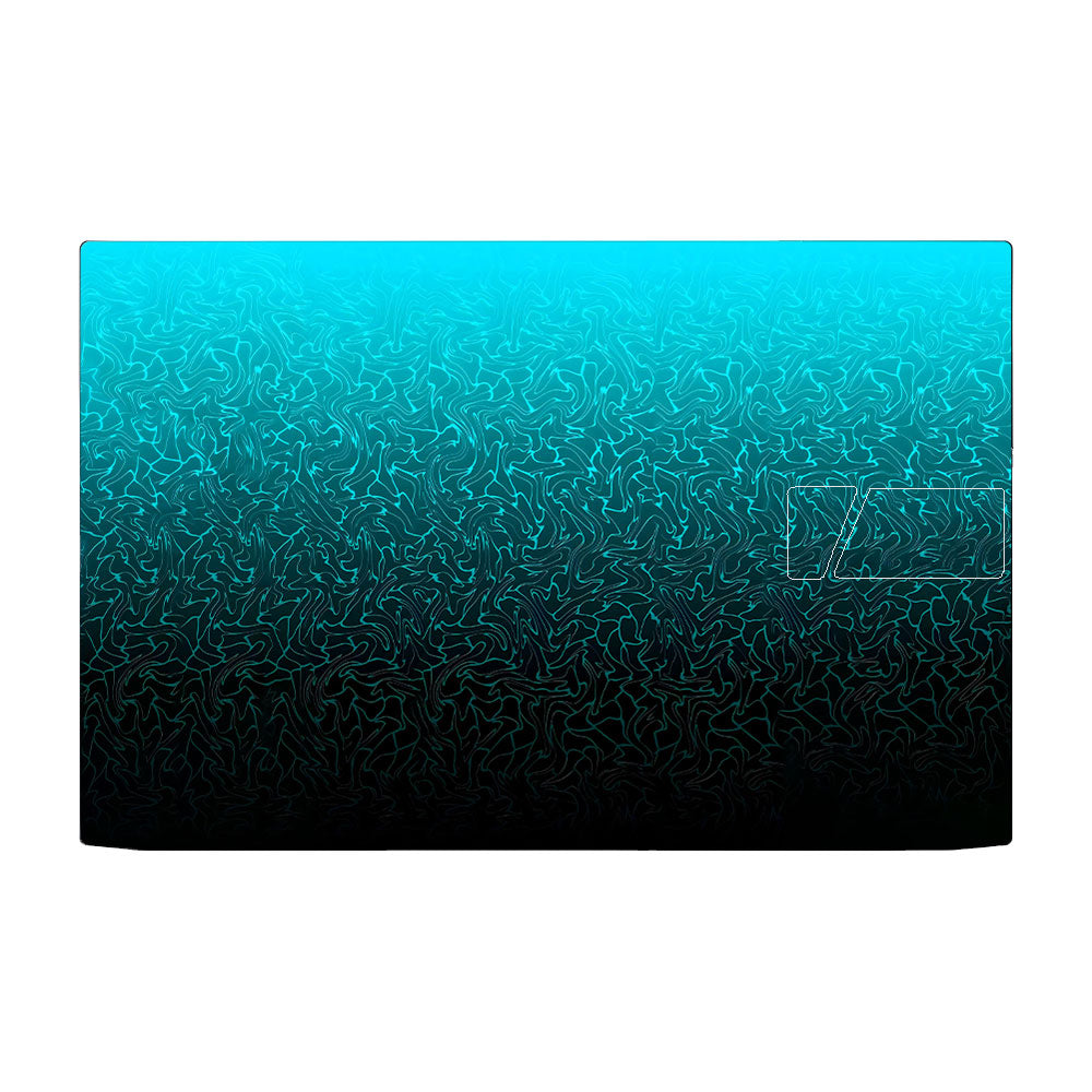 Cyan Blue to Black Gradient Asus Vivobook Pro 15 M6500QC & M6500QH Laptop Skin