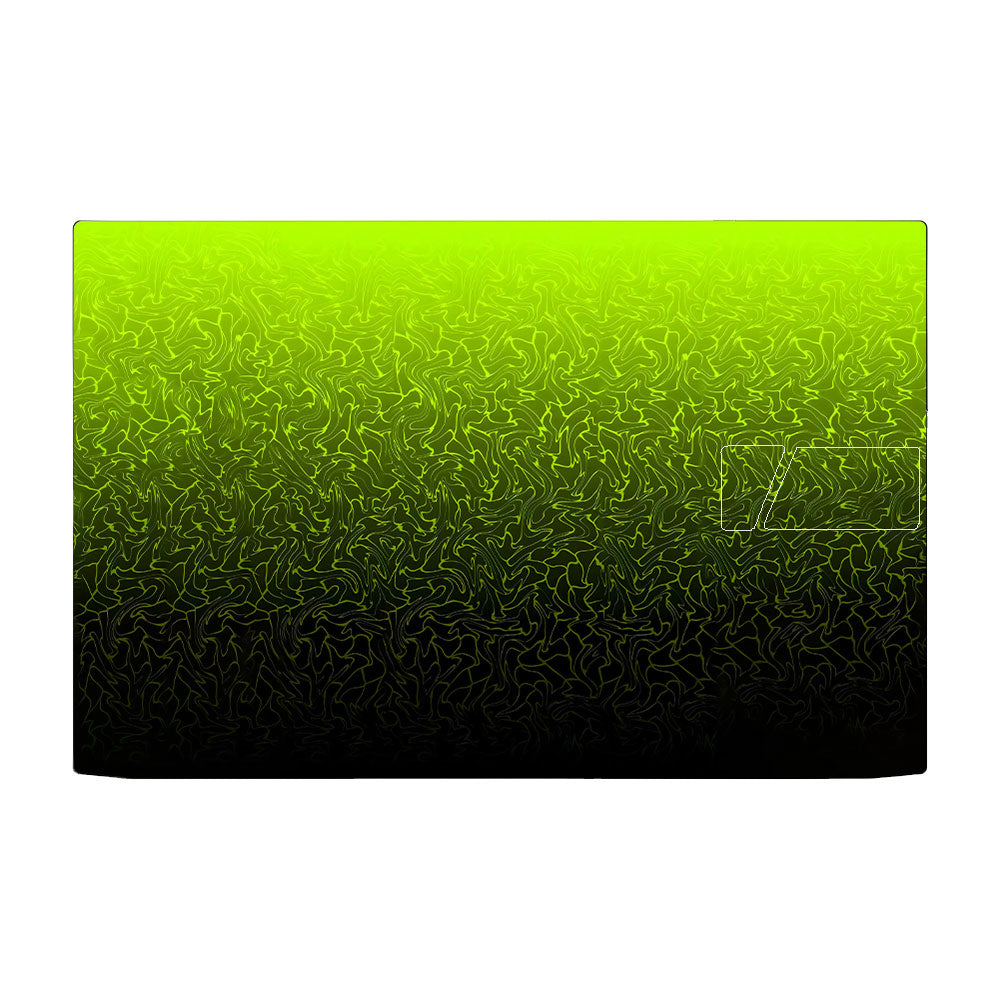 Lime Yellow to Black Gradient Asus Vivobook Pro 15 M6500QC & M6500QH Laptop Skin