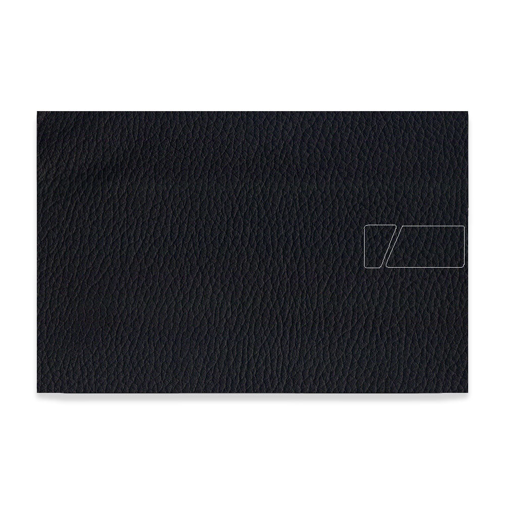 Textured Black Leather Asus Vivobook Pro 15 M6500QC & M6500QH Laptop Skin