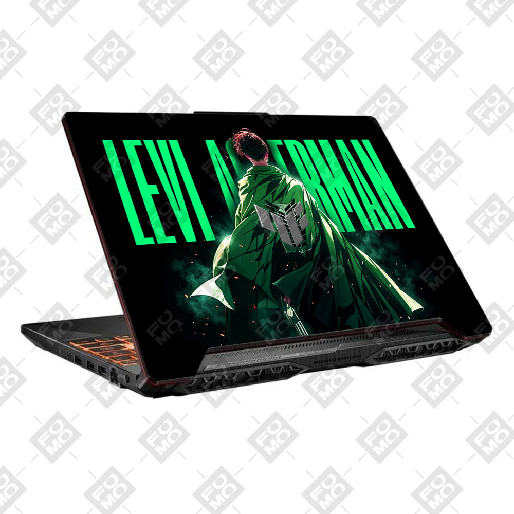 Levi Ackerman Stance Asus TUF F15 FX506 & A15 FA506 Laptop Skin