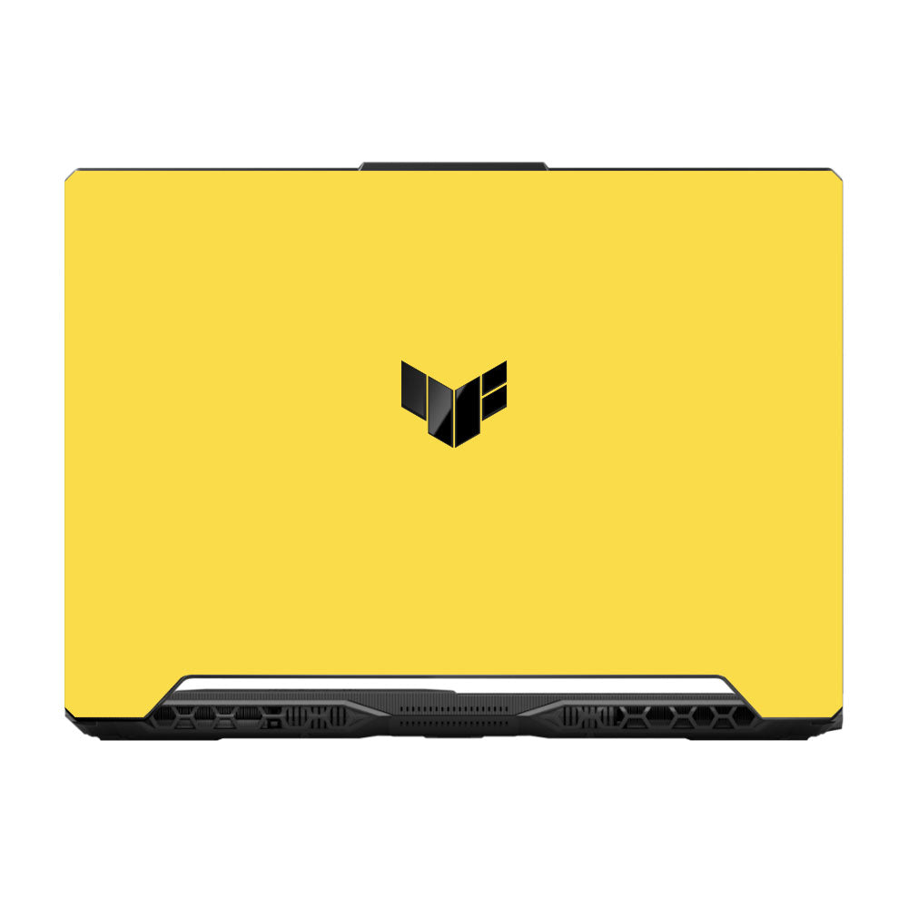 Textured Yellow Asus TUF F15 FX506 & A15 FA506 Laptop Skin