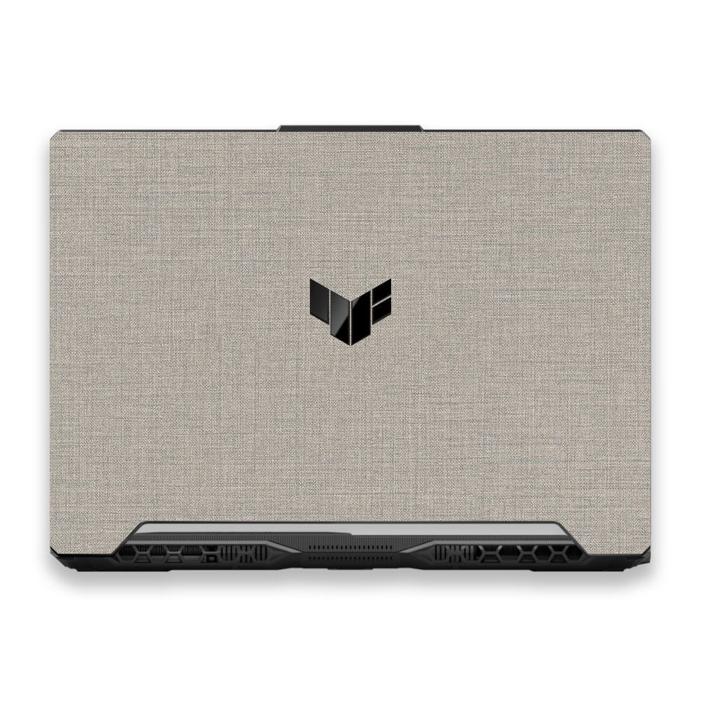 Textured Fabric Grey Asus TUF F15 FX506 & A15 FA506 Laptop Skin