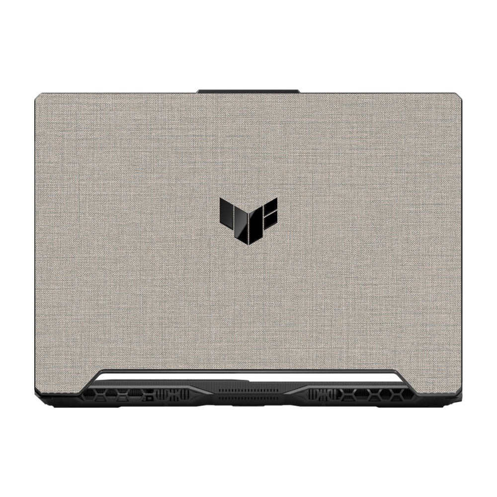 Textured Fabric Grey Asus TUF F15 FX506 & A15 FA506 Laptop Skin