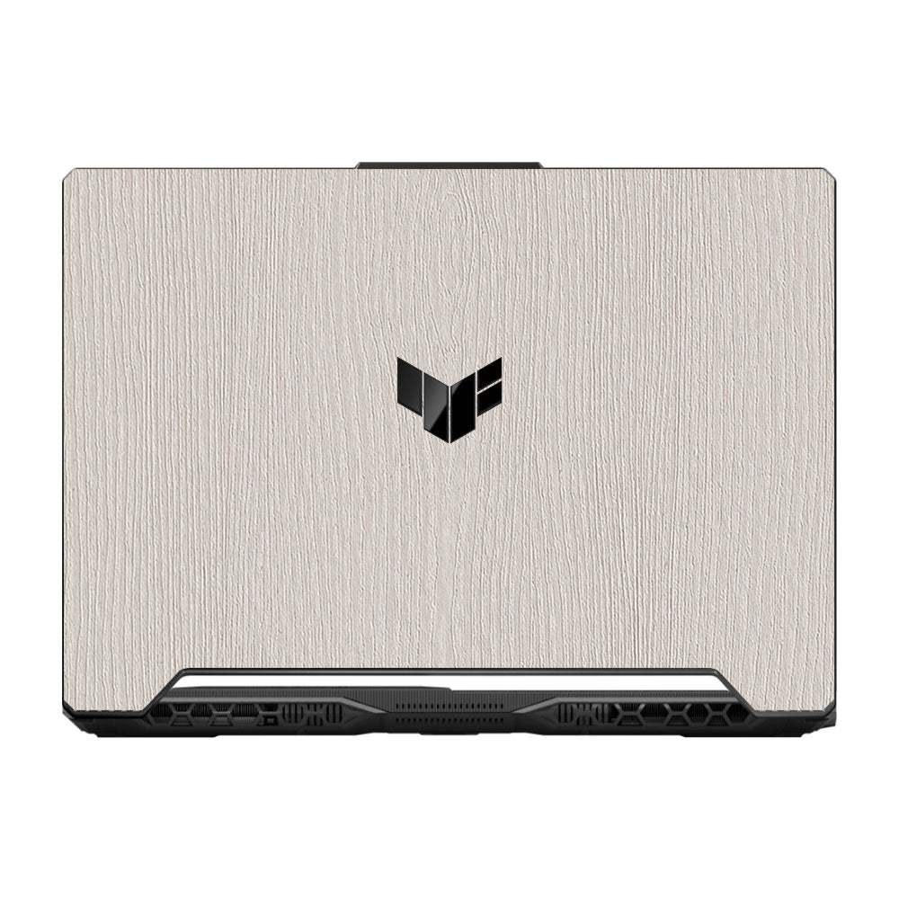 Textured White Wood Asus TUF F15 FX506 & A15 FA506 Laptop Skin