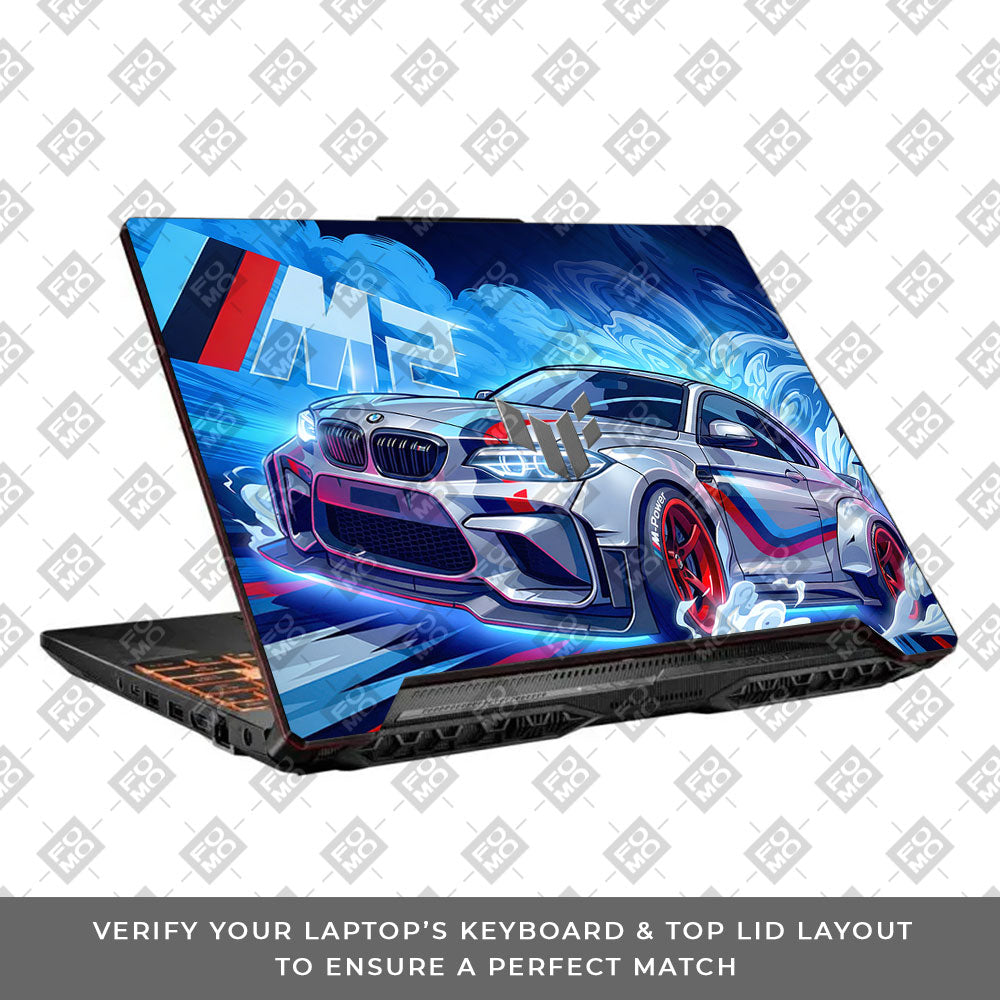 BMW M Performance Asus TUF F15 FX506 and A15 FA506 Laptop Skin