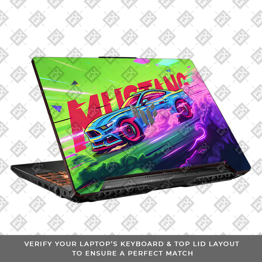 Ford Mustang Legacy Asus TUF F15 FX506 & A15 FA506 Laptop Skin