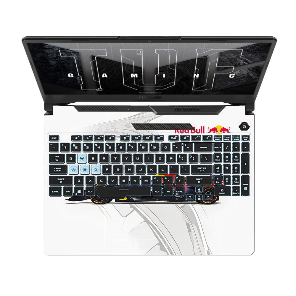 Red Bull Racing in Action Asus TUF F15 FX506 & A15 FA506 Laptop Skin
