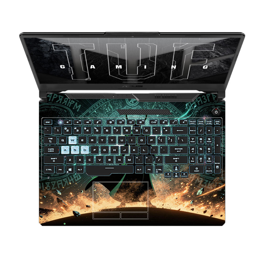 Loki God of Mischief Neon Asus TUF F15 FX506 & A15 FA506 Laptop Skin