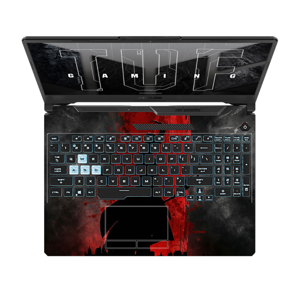 Loki Silhouette Red Strike Asus TUF F15 FX506 & A15 FA506 Laptop Skin