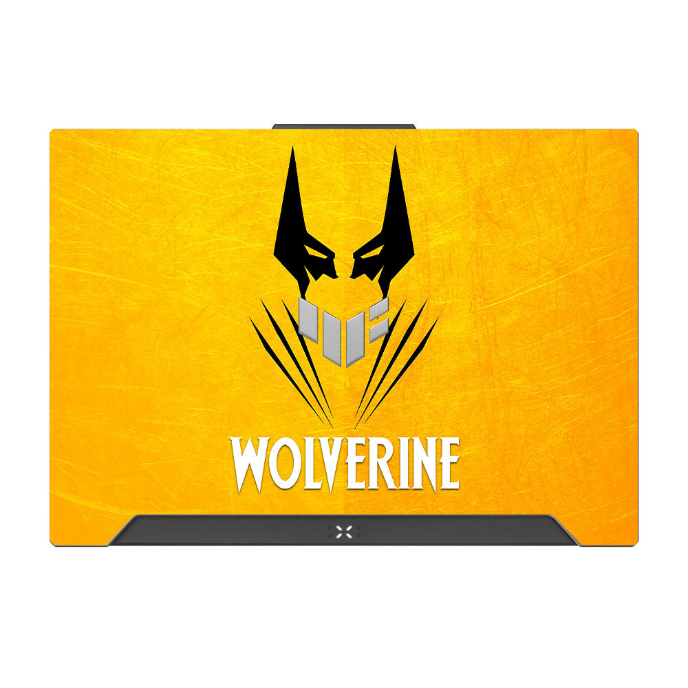 Wolverine with Yellow Background Asus TUF F15 FX507 and A15 FA507 Laptop Skin
