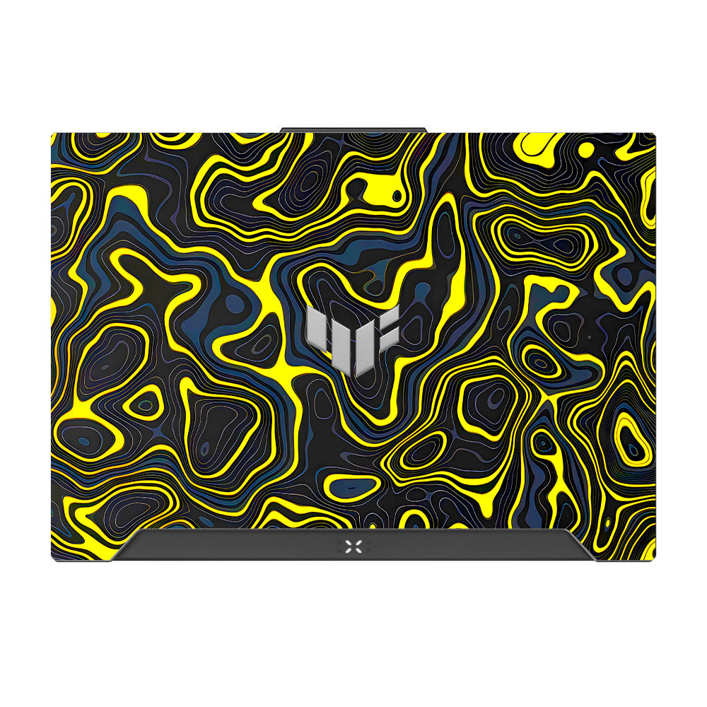 Neon Lava Contours Asus TUF F15 FX507 and A15 FA507 Laptop Skin
