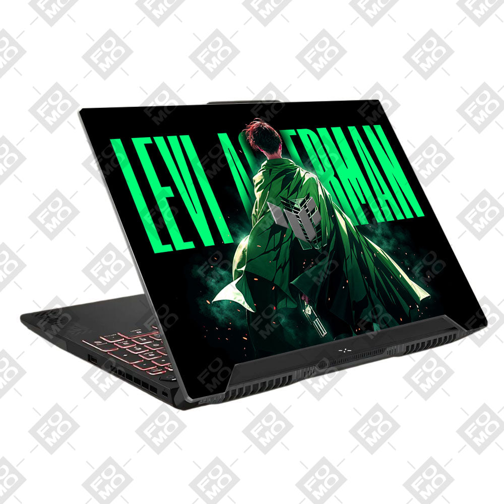 Levi Ackerman Stance Asus TUF F15 FX507 & A15 FA507 Laptop Skin