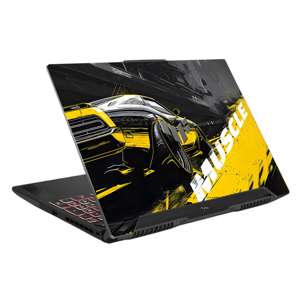 Black Muscle Asus TUF F15 FX507 & A15 FA507 Laptop Skin