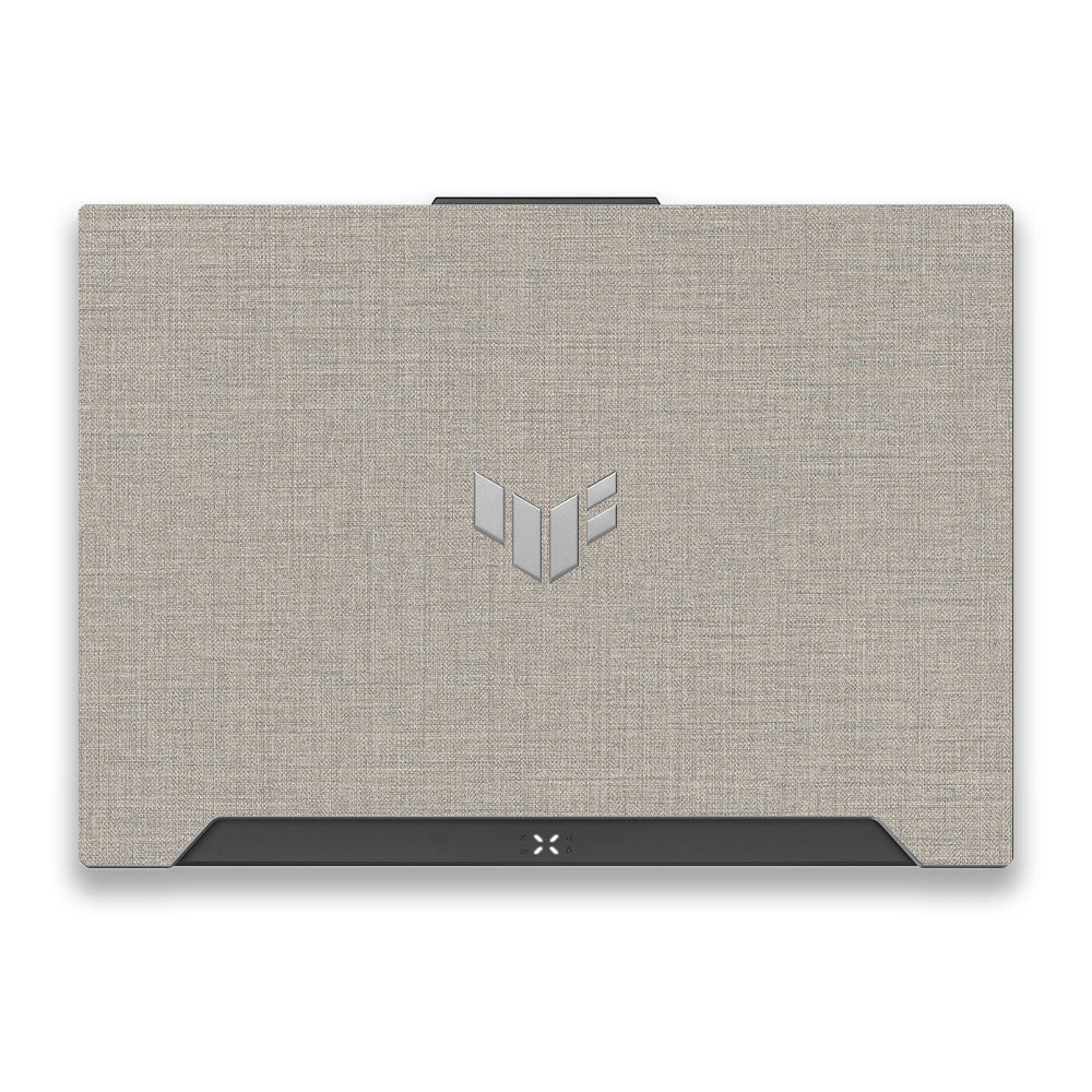 Textured Fabric Grey Asus TUF F15 FX507 & A15 FA507 Laptop Skin