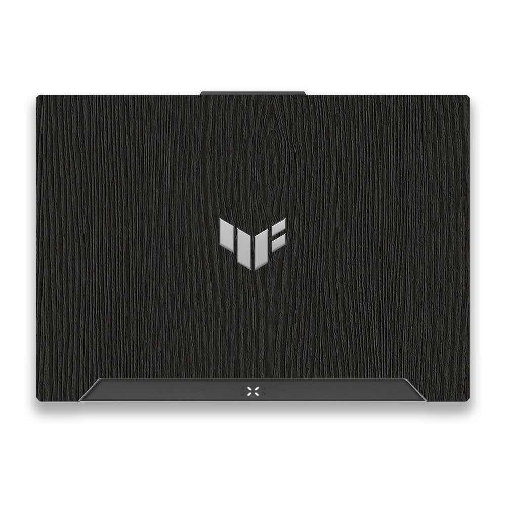 Textured Black Wood Asus TUF F15 FX507 & A15 FA507 Laptop Skin