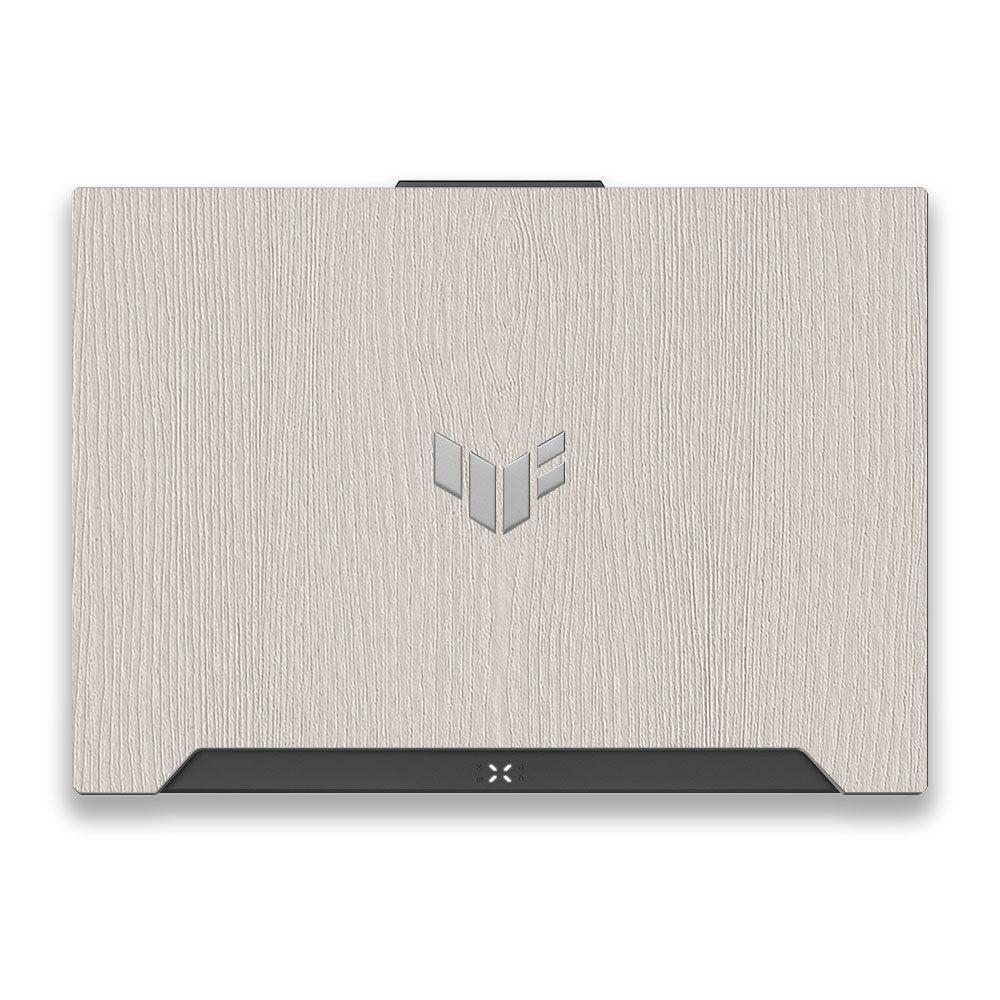 Textured White Wood Asus TUF F15 FX507 & A15 FA507 Laptop Skin