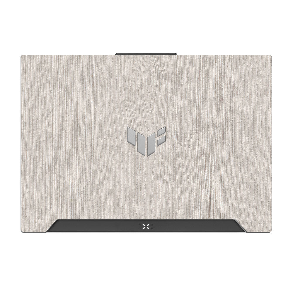 Textured White Wood Asus TUF F15 FX507 & A15 FA507 Laptop Skin