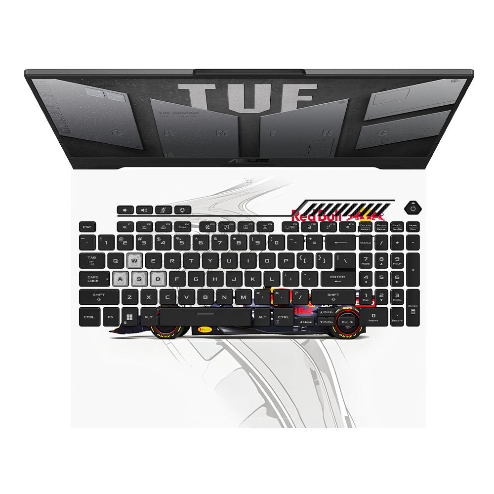 Red Bull Racing in Action Asus TUF F15 FX507 & A15 FA507 Laptop Skin
