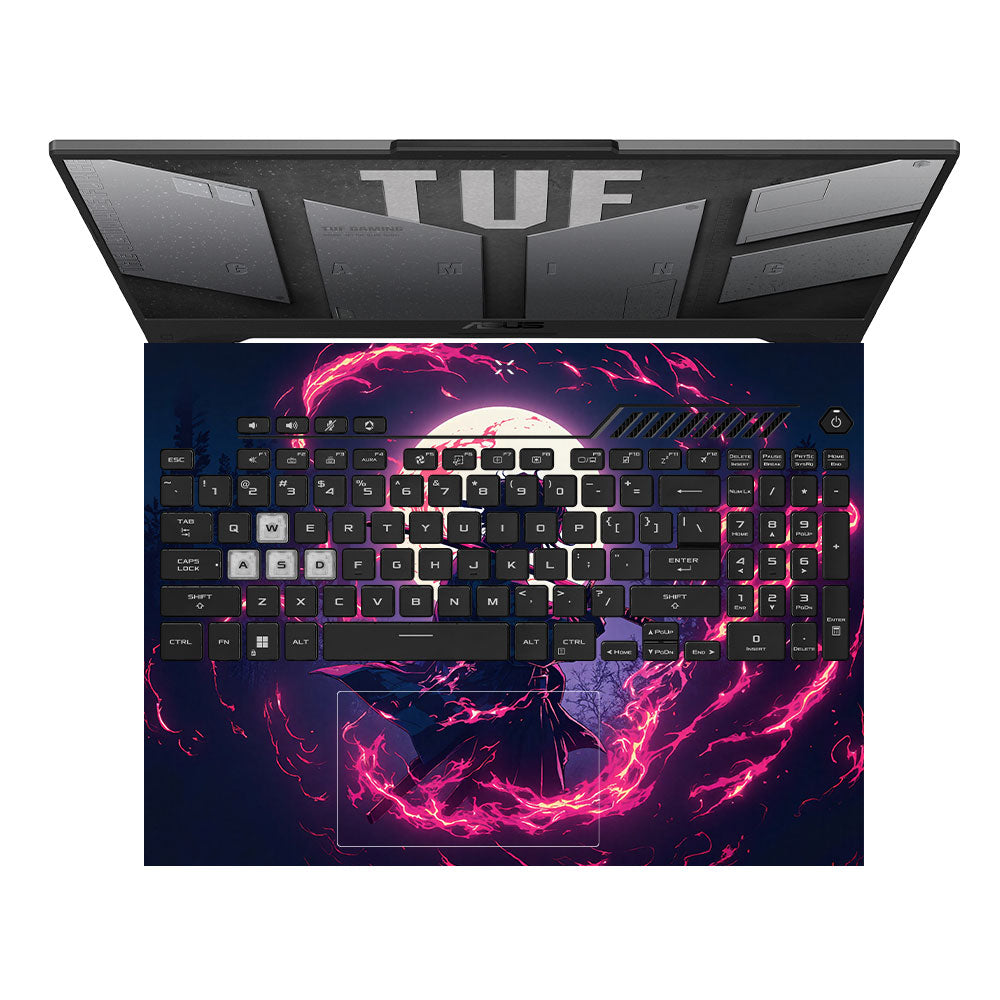 Tanjiro's Flame of Ember Asus TUF F15 FX507 & A15 FA507 Laptop Skin
