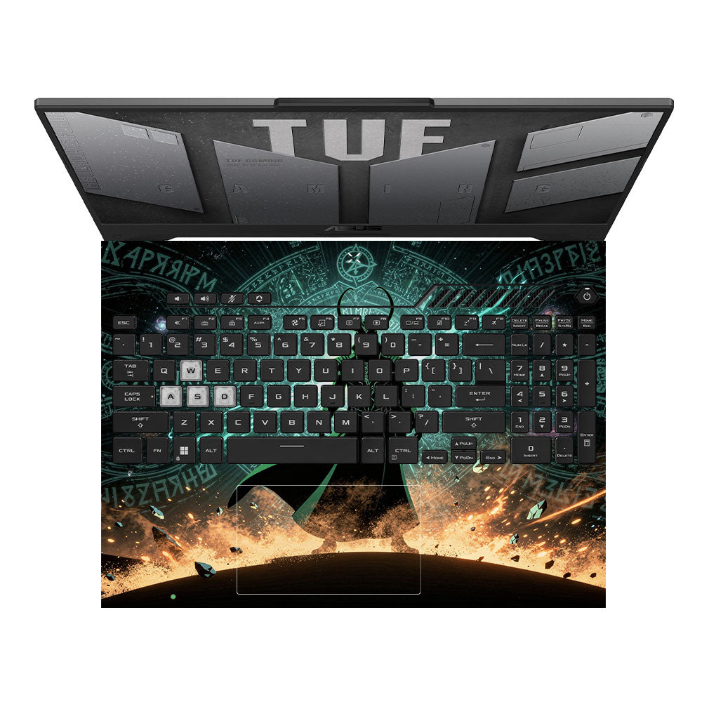 Loki God of Mischief Neon Asus TUF F15 FX507 & A15 FA507 Laptop Skin