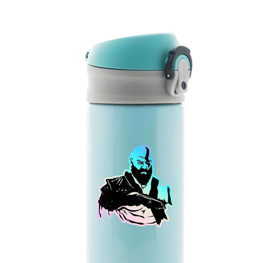 Kratos God of War Holographic Stickers