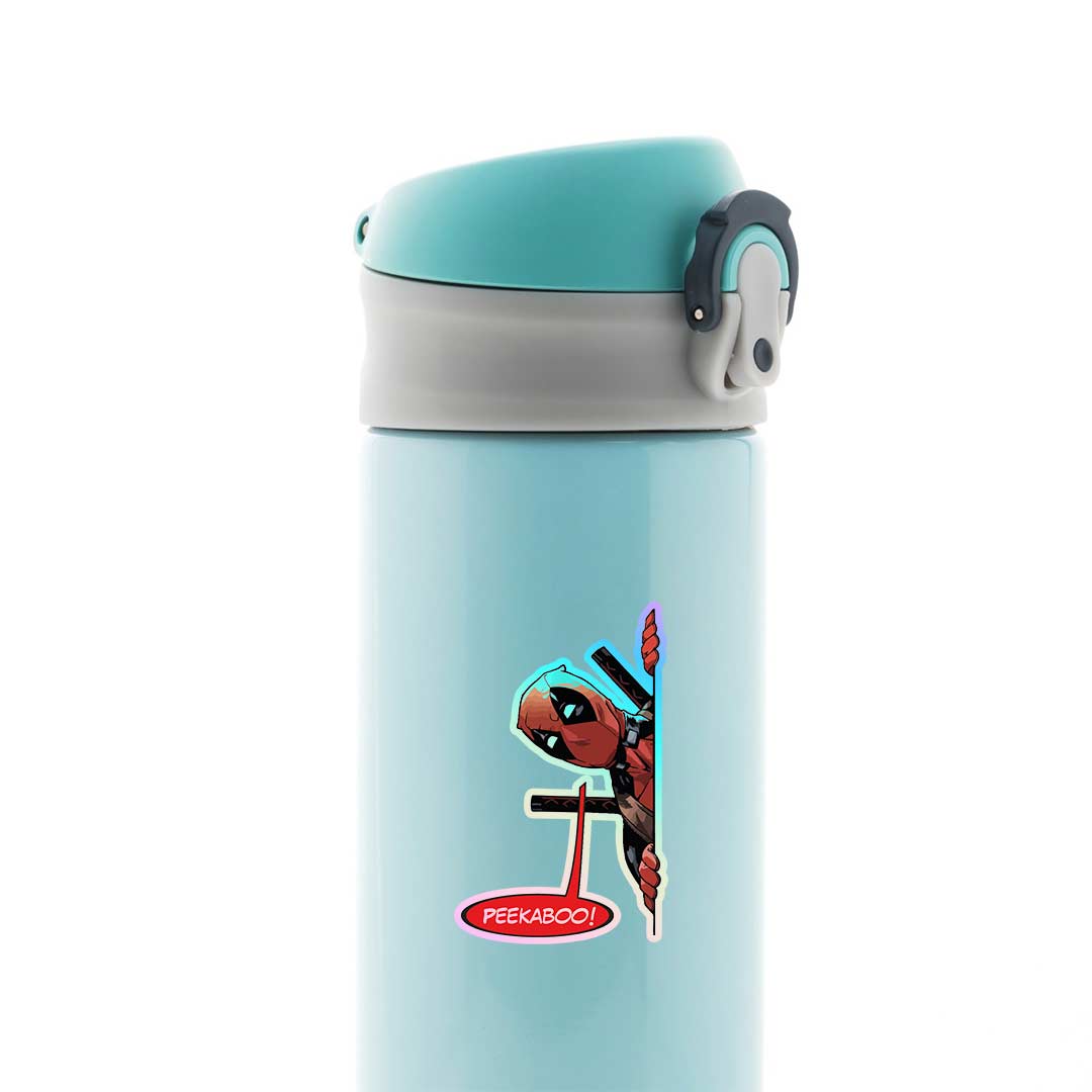 Deadpool Peekaboo Holographic Stickers