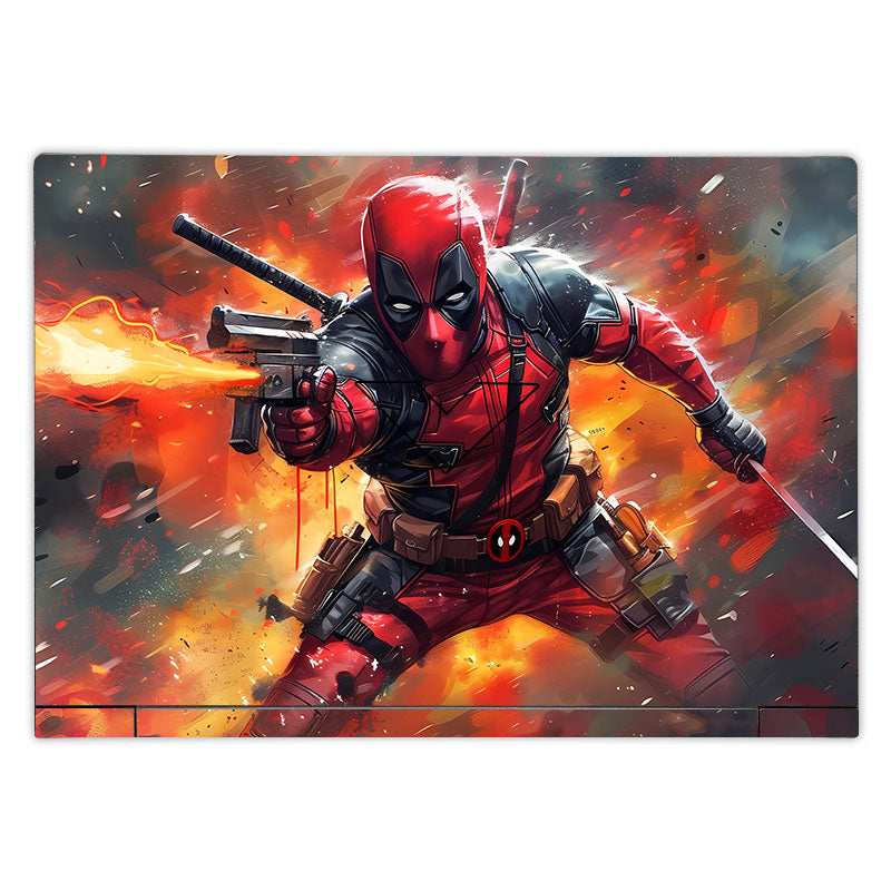 Deadpool in Action HP Victus Laptop Skin