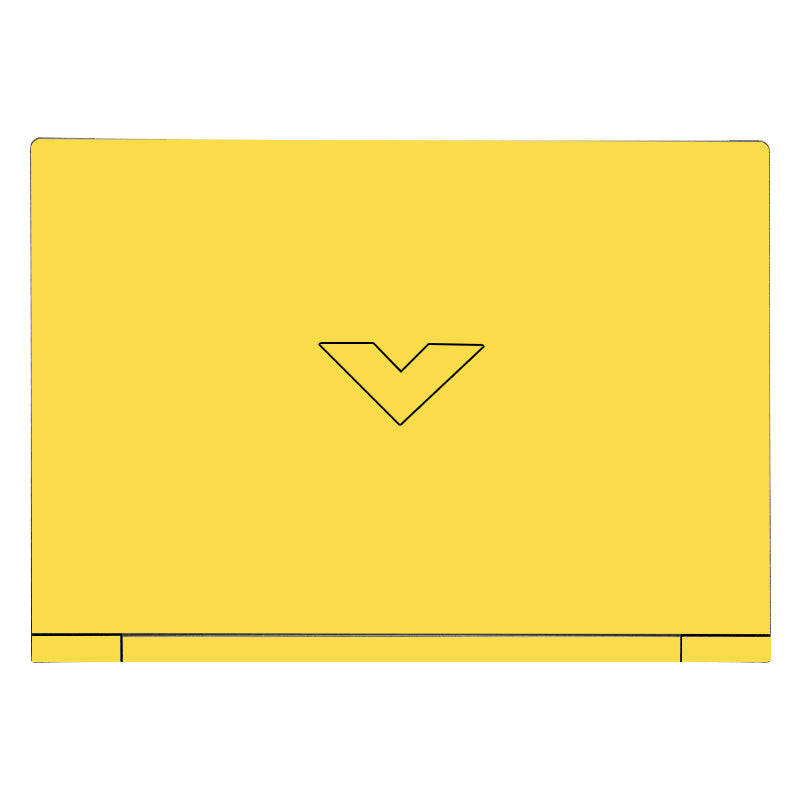 Textured Yellow HP Victus Laptop Skin