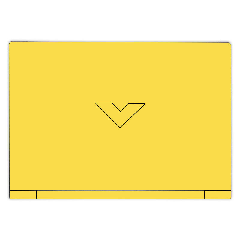 Textured Yellow HP Victus Laptop Skin