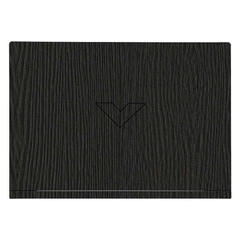 Textured Black Wood HP Victus Laptop Skin